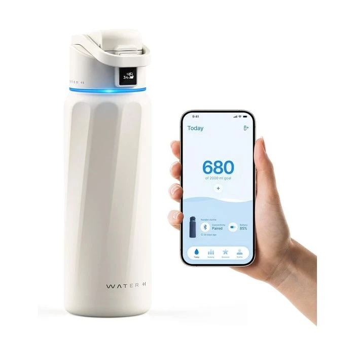 WaterH Boost Smart Trinkflasche Weiß