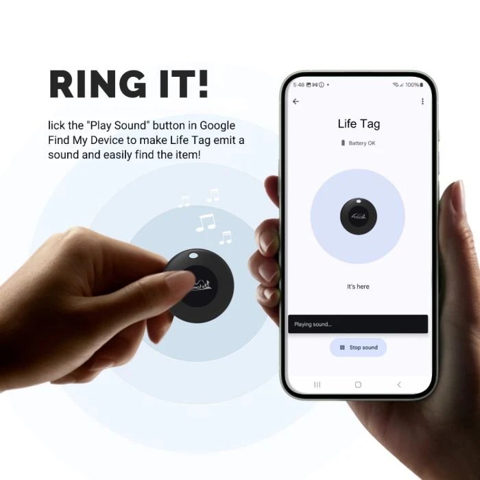 2 Stück Smart Tag Für Android - Bluetooth Tracker Für Schlüssel & Tasche
