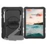 Casecentive Handstrap Pro Hardcase mit Griff Galaxy Tab S7 FE 2021 schwarz sticky