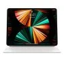 Apple Magic Keyboard Tastatur iPad Pro 12.9 Zoll (2018 - 2022) iPad Air 13 Zoll (2024 - 2026) QWERTY US Weiß sticky
