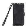 Mobilize 2in1 Magnet Zipper Case iPhone 13 schwarz / Schlangenmuster sticky