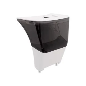 LitterHopper mit Haube – Automatisches Streu-Nachfüllsystem für Litter-Robot 4 weißes Streu-Erweiterungszubehör