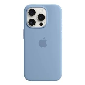Apple Silicone MagSafe Case iPhone 15 Pro Max Winter Blue