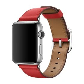 Apple Classic Buckle Apple Watch 44mm / 45mm / 46mm / 49mm Red 4th Gen