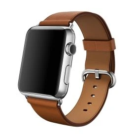 Apple Classic Buckle Apple Watch 38mm / 40mm / 41mm / 42mm Saddle Brown 2nd Gen
