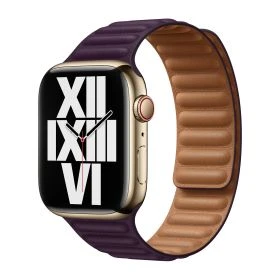 Apple Leather Link Apple Watch S/M 38mm / 40mm / 41mm / 42mm Dark Cherry