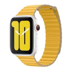 Apple Leather Loop Apple Watch Armband Medium 42mm / 44mm / 45mm / 49mm Meyer Lemon