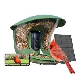 Birdfy Feeder Pro 2 Lite – Intelligenter, solarbetriebener Vogelspender mit Kamera und KI-Vogelerkennung