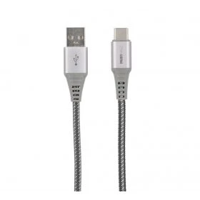 Musthavz USB-A 2.0 zu USB-C Nylon Kabel 1m