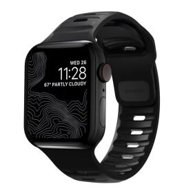 Nomad Sportarmband Apple Watch 42mm / 44mm / 45mm / 49mm schwarz