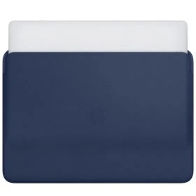 Apple Leather Sleeve MacBook Pro 15 inch (2016 - 2019) Blau