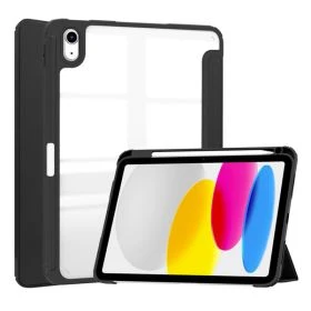 Casecentive Smart Case dreifach gefaltet mit Bleistifthalter iPad 10.9" (2022) / 11" (2025) transparent