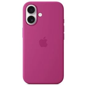 Apple Silikon MagSafe Hülle iPhone 16 Magenta