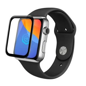 Casecentive 3D Full Cover Glas Displayschutzfolie Apple Watch 44mm