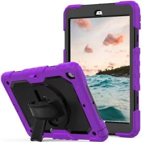 Casecentive Handstrap Pro Hardcase mit Handschlaufe iPad 2017 / 2018 lila
