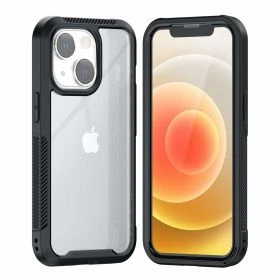 Casecentive Stoßfeste Hülle iPhone 13 transparent