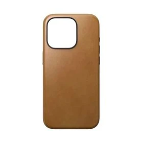Nomad Modern Leather Case Magsafe iPhone 15 Pro Max tan
