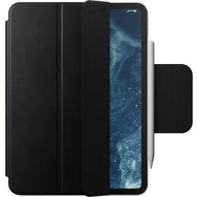Nomad Moderne Leder-Folio-Hülle für iPad Pro 13 Zoll (2024/M4) Schwarz