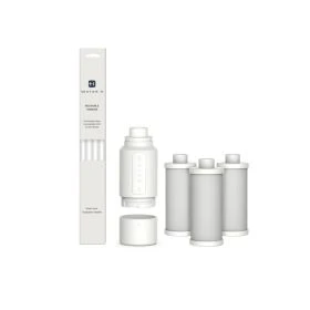 WaterH PureSip Filtration Upgrade Kit Adapt 3 Filter 4 Strohhalme