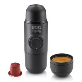 Wacaco Minipresso Tragbare Espresso-Kapselmaschine Schwarz
