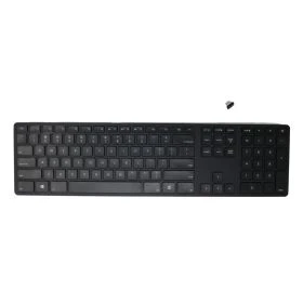 Kabellose USB-C Aluminum Tastatur PC deutsch QWERTZ schwarz