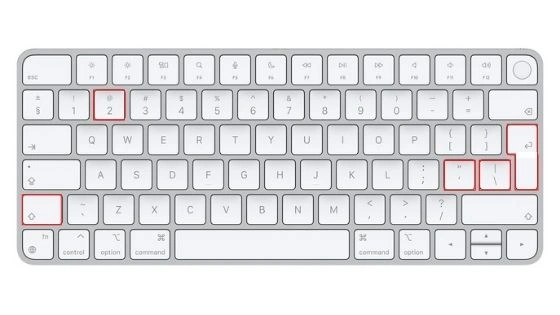 QWERTY International Tastatur