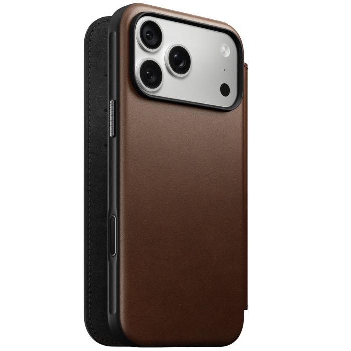 Nomad Modern Camino Lederfolio iPhone 18 Pro Max Braun