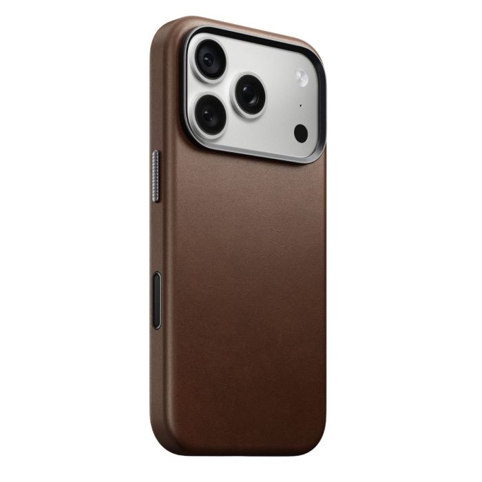 Nomad Traditional Camino Lederhülle iPhone 18 Pro Braun