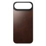 Nomad Magnetische Leder Hülle iPhone Air Rustikales Braun Horween sticky