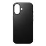 Nomad Moderne Leder Hülle iPhone 17 Schwarz sticky