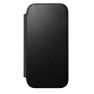Nomad Moderne Leder Folio iPhone 17 Schwarz sticky