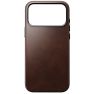 Nomad Traditionelle Leder Hülle iPhone 17 Pro Max Braun sticky
