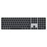 Apple Magic Keyboard mit Ziffernblock und Touch ID QWERTZ Schwarz sticky