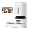 Petlibro Granary Dual Futterautomat für Katzen und Hunde mit Überwachungskamera 5L weiß sticky