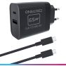 Oniverse AC Adapter Kabel 65W USB C Switch 2 Schwarz (1.5 Meter) sticky