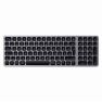 Satechi Aluminium kabellose BT-Tastatur mit Hintergrundbeleuchtung Slim deutsch space grau sticky