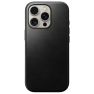 Nomad Modern Leather Case iPhone 16 Pro Black Horween sticky