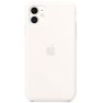 Apple Silikon Hülle iPhone 11 weiß sticky