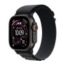 Apple Alpine Loop Apple Watch 44mm / 45mm / 46mm / 49mm Schwarz Small sticky