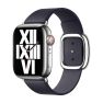 Apple Leather Band Modern Buckle Apple Watch 38mm / 40mm / 41mm - Ink - Größe S sticky