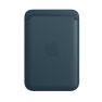 Apple Leder Kartenhalter MagSafe (1. Generation) für iPhone Baltic Blue sticky