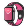 Apple Nike Sport Band Apple Watch 42mm / 44mm / 45mm Black / Pink Blast sticky