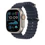 Apple Ocean Band Apple Watch 44mm / 45mm / 46mm / 49mm Navy / Titanium sticky