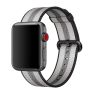Apple gewebtes Nylon Apple Watch 42mm / 44mm / 45mm / 49mm schwarz sticky