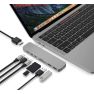 Hyper Pro 8-in-2 MacBook Pro Hub grey sticky