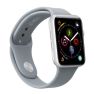 SBS Silikon Strap Apple Watch small/medium 42mm / 44mm / 45mm / 49mm grau sticky