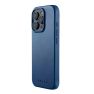 Mujjo Leather Case iPhone 16 Pro Max Blau sticky