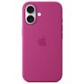 Apple Silikon MagSafe Hülle iPhone 16 Magenta sticky