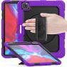 Casecentive Handstrap Pro Hardcase mit Griff iPad Pro 12.9" 2022 / 2021 / 2020 / 2018 Violett sticky