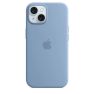 Apple MagSafe Hülle iPhone 15 Winter Blau sticky